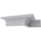 Ekena Millwork 12"H x 15 3/8"P x 19 1/4"F x 94 1/2"L Brightton Crown Moulding MLD12X15X19BR - alternate 6